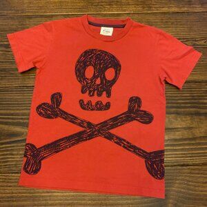 Mini Boden Skulls and Crossbones T-Shirt